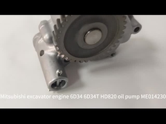 Motor de escavadeira Mitsubishi 6D34 6D34T HD820 bomba de óleo ME014230