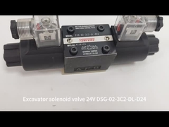 Válvula de solenoide de escavadeira de 24 V DSG-02-3C2-DL-D24
