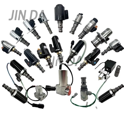 Volvo Kubota Caterpillar Excavator Solenoide Valve Peças sobressalentes para válvulas de arranque e parada Envio DHL FEDEX TNT EMS UPS
